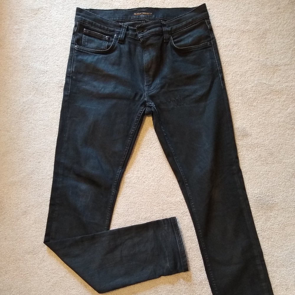 Men's NUDIE JEANS CO. Lean Dean Black-Minded jeans